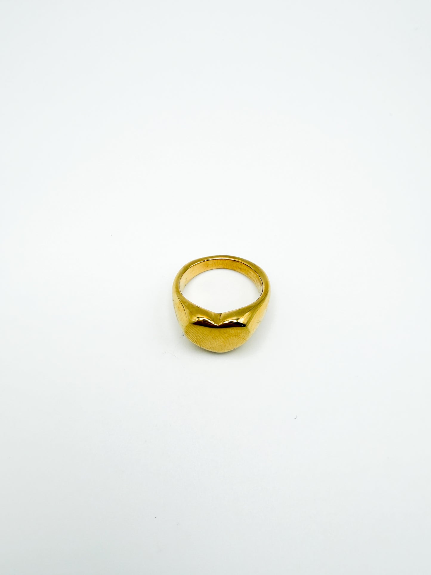 000 SAMPLE | HEART STATEMENT RING SIZE 8