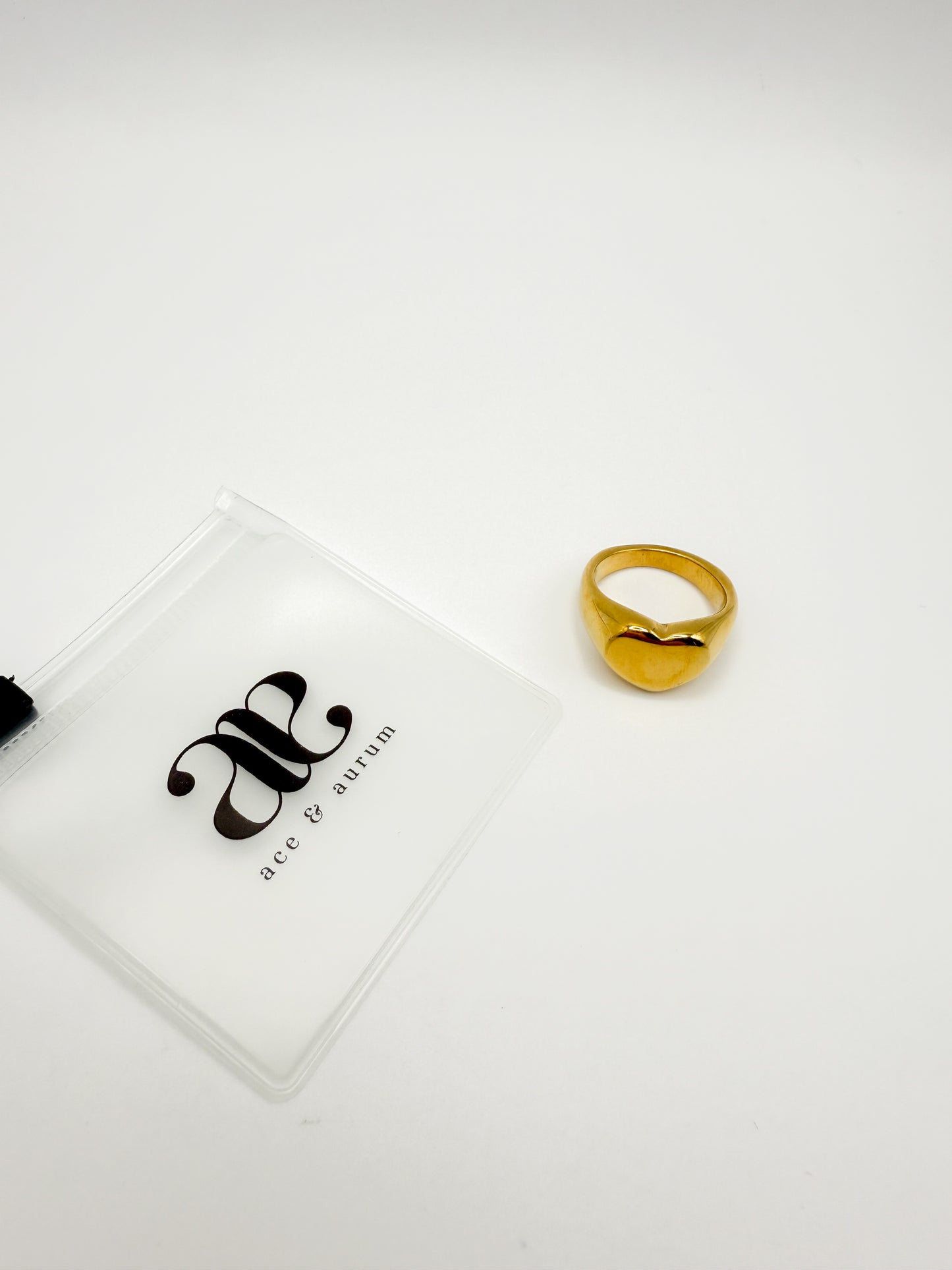 000 SAMPLE | HEART STATEMENT RING SIZE 8