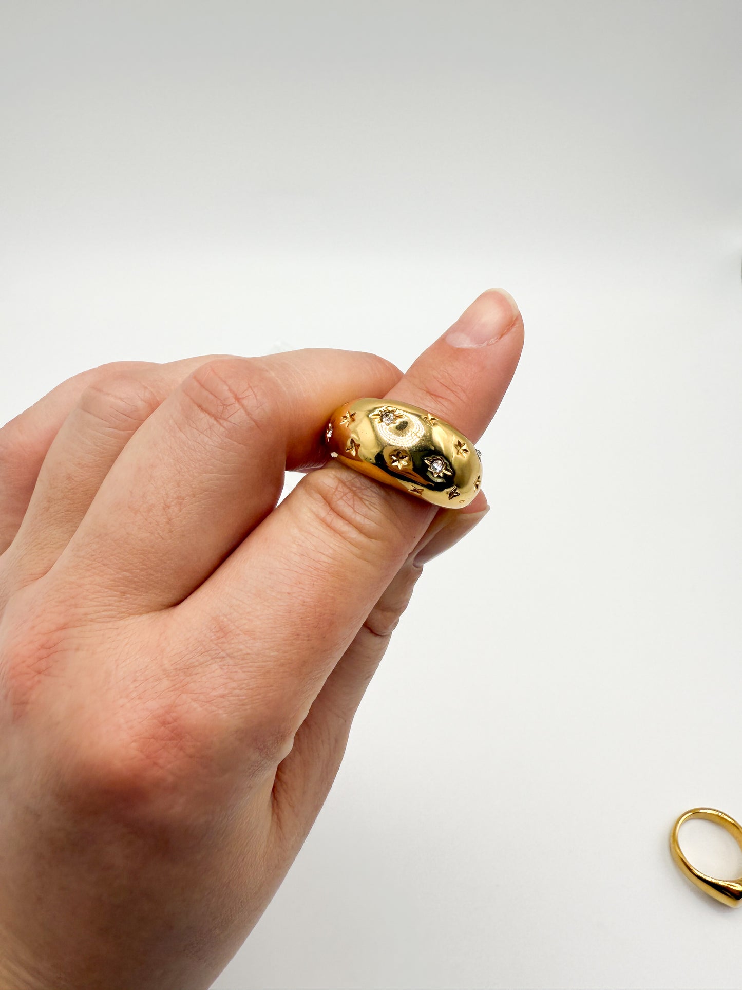 000 SAMPLE | DIAMANTE' DOME RING SIZE 10