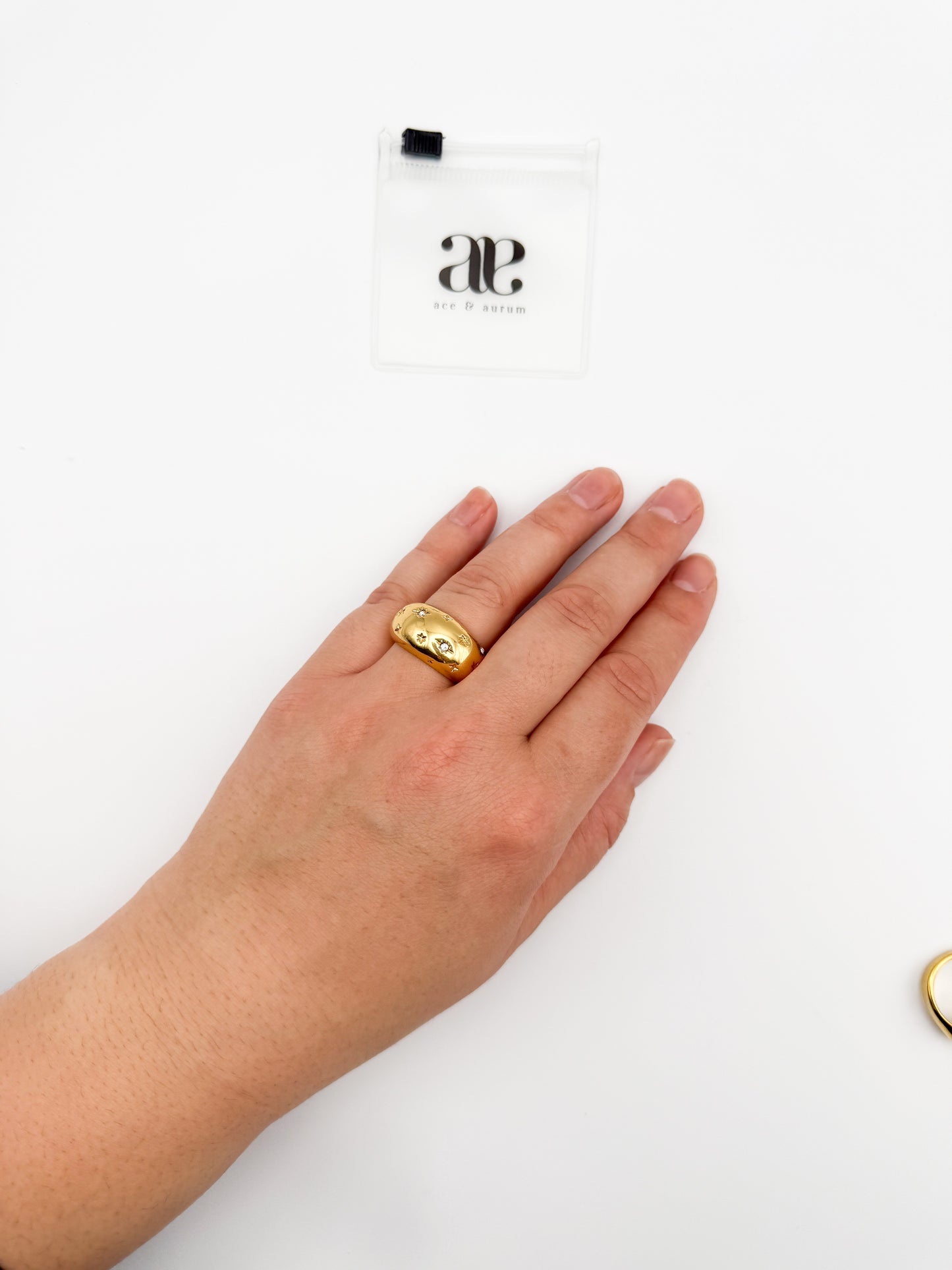 000 SAMPLE | DIAMANTE' DOME RING SIZE 10